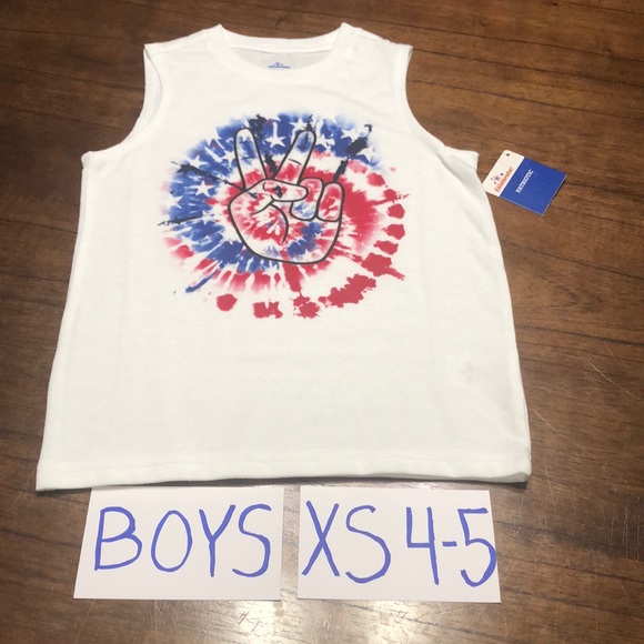 way to celebrate Other - Boy’s Muscle Tank Top XS 4-5